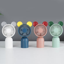 Load image into Gallery viewer, Cute 3 Speeds Adujustable Handheld Mini Fan Portable Desktop USB Charging Fan Summer Cooling Fan for Home Outdoor