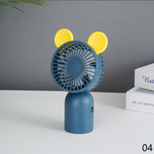Load image into Gallery viewer, Cute 3 Speeds Adujustable Handheld Mini Fan Portable Desktop USB Charging Fan Summer Cooling Fan for Home Outdoor