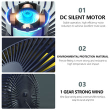 Load image into Gallery viewer, Portable DC 5V Small Desk USB Cooler Cooling Fan USB Mini Fans Operation Super Mute Silent for PC / Laptop / Notebook