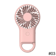 Load image into Gallery viewer, Summer Portable Mini Handheld Fan USB Charging Cooler Ultra-quiet LED Cooling Fans for Travel Outdoor Office