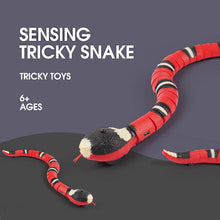 Load image into Gallery viewer, Smart Sensing Interactive Cat Toys Automatic Eletronic Snake Cat Teasering Play USB Rechargeable Kitten Toys for Cats Dogs Pet