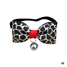 Load image into Gallery viewer, Lovely Pet Cat Collar With Bell Bow Cat Dog Collar Neck Strap Adjustable Buckle Kitten Puppy Pet Animal Accessories