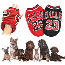 Load image into Gallery viewer, Summer Breathable Puppy Hoodie Clothing Cat T-Shirt Small Sport Shirt Basketball PetMesh Vest Pet Clothes XS-XXL