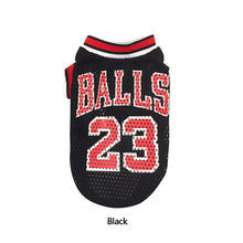Load image into Gallery viewer, Summer Breathable Puppy Hoodie Clothing Cat T-Shirt Small Sport Shirt Basketball PetMesh Vest Pet Clothes XS-XXL