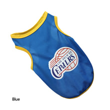 Load image into Gallery viewer, Summer Breathable Pet Mesh Vest Basketball Jersey Basketball Team Print Puppy Dog Hoodie Clothing Cat T-Shirt Sport Shirt Quick-drying Pet Clothes XS-XL