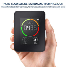 Load image into Gallery viewer, Air Monitor CO2 Carbon Dioxide Detector Greenhouse Warehouse Air Quality Temperature Humidity Monitor Fast Measurement Meter