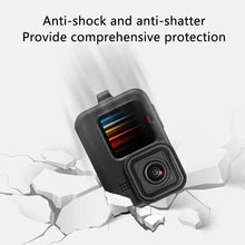 Load image into Gallery viewer, For GoPro 9 Action Camera Silicone Protective Sleeve Flip Design Black Removable Battery Side Cover Charging Port Door Lid