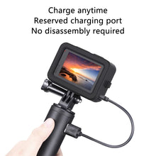 Load image into Gallery viewer, For GoPro 9 Action Camera Silicone Protective Sleeve Flip Design Black Removable Battery Side Cover Charging Port Door Lid