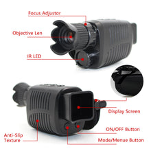 Load image into Gallery viewer, HD Infrared Night Vision Device 5X Digital Zoom Recording Video Camera Monocular Telescope For Outdoor Travel Hunting
