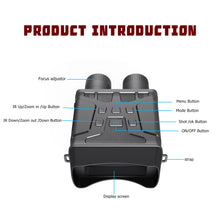 Load image into Gallery viewer, 5X Digital Zoom Infrared Night Vision Device HD 1080P Binocular Telescope Outdoor Field Motion Scouting Video Recording Camera