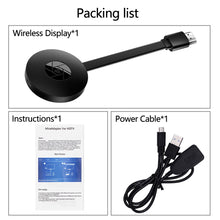 Load image into Gallery viewer, G2 Wireless Display 4K 1080P HDMI-compatible Dongle Dlna Airplay Anycast TV Stick Receiver Adapter For Android Mac IOS