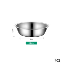 Load image into Gallery viewer, 9 Size Large Capacity Stainless Steel Dog Bowl For Dish Water Dog Food Bowl Pet Puppy Cat Bowl Feeder Feeding Durable Pet Supplies