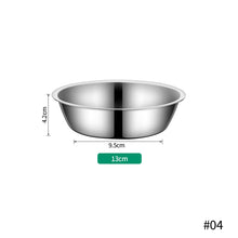 Load image into Gallery viewer, 9 Size Large Capacity Stainless Steel Dog Bowl For Dish Water Dog Food Bowl Pet Puppy Cat Bowl Feeder Feeding Durable Pet Supplies