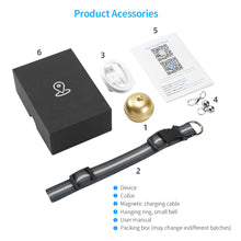 Load image into Gallery viewer, Pet Smart GPS Tracker Locator Bell Mini Anti-Lost Waterproof Positioning Tracker Locating Collar Wifi Real-time Tracking For Pet Dog Cat Kids