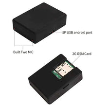 Load image into Gallery viewer, Black Mini Tracker Locator Real Time Car Kids Pet Tracker GSM/GPRS/GPS Tracking Device