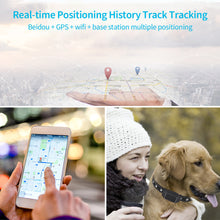 Load image into Gallery viewer, Smart Pet GPS Tracker Pet Locator IP67 Waterproof Remote Voice Monitoring with GPS LBS Wifi Locating System APP Control