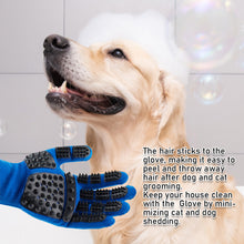 Load image into Gallery viewer, Rubber Pet Dogs Cats Grooming Gloves Mitten Deshedding Cleaning Animal Hair Remover Brush Scratcher for Dog Cat Combing Massage