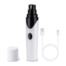 Load image into Gallery viewer, Electric Dog Nail Clippers Rechargeable USB Charging Electric Pet Nail Grinder for Small Medium Large Dogs Cats, Painless Paws Grooming Trimming