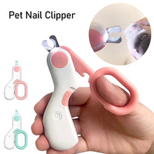 Load image into Gallery viewer, Pet Nail Clipper with LED Lamp Straight Cutter Pet Nail Trimmer Dog Cat Nail Cutter Pet Grooming Tools Dog Supplies для собак