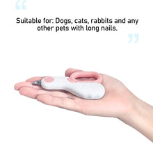 Load image into Gallery viewer, Pet Nail Clipper with LED Lamp Straight Cutter Pet Nail Trimmer Dog Cat Nail Cutter Pet Grooming Tools Dog Supplies для собак