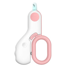 Load image into Gallery viewer, Pet Nail Clipper with LED Lamp Straight Cutter Pet Nail Trimmer Dog Cat Nail Cutter Pet Grooming Tools Dog Supplies для собак