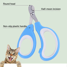 Load image into Gallery viewer, Professional Pet Nail Clipper Stainless Steel Dog Cat Nail Trimmer Labor-Saving Nail Clipper Convenient Pet Grooming Supplies