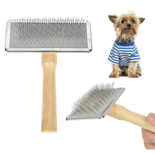 Load image into Gallery viewer, Dog Hair Remover Combs Pet Cat Hair Shedding Brush Wood Handle Puppy Dog Grooming Comb Long Hair Cats Dogs Cleaning Supplies