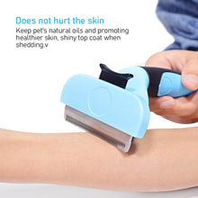 Load image into Gallery viewer, Dog Hair Remover Combs Pet Cat Hair Shedding Brush Detachable Hair Comb Puppy Dog Grooming Comb Long Hair Cats Dogs Cleaning Supplies