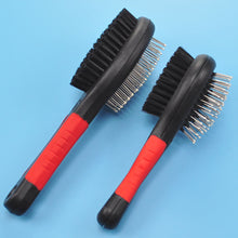 Load image into Gallery viewer, Double Faced Pet Dog Comb Hair Remover for Dogs and Cats Pet Grooming Comb Automatic Cats Hair Brush Pet Supplies