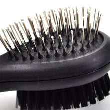 Load image into Gallery viewer, Double Faced Pet Dog Comb Hair Remover for Dogs and Cats Pet Grooming Comb Automatic Cats Hair Brush Pet Supplies