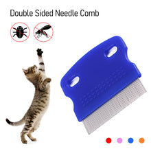 Load image into Gallery viewer, Pet Cat Comb Hair Remover Self Cleaning Flea Comb for Dogs and Cats Pet Grooming Comb Automatic Cats Hair Brush Pet Supplies