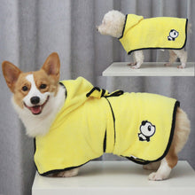 Load image into Gallery viewer, Dog Bathrobe Towel Pet Dog Bath Towel Robe Pet Drying Super Absorbent Coat Large Medium Small Puppy Dog Clothes Pet Supplies
