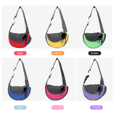 Load image into Gallery viewer, Puppy Carrier Travel Handbag Shoulder Bag S/L Pet Pouch Mesh Single Shoulder Bag Breathable Slings Dog Carriers Pets Comfort Travel Tote Cat Outdoor Cover Pets Supplies