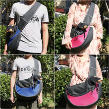 Load image into Gallery viewer, Puppy Carrier Travel Handbag Shoulder Bag S/L Pet Pouch Mesh Single Shoulder Bag Breathable Slings Dog Carriers Pets Comfort Travel Tote Cat Outdoor Cover Pets Supplies