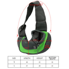 Load image into Gallery viewer, Puppy Carrier Travel Handbag Shoulder Bag S/L Pet Pouch Mesh Single Shoulder Bag Breathable Slings Dog Carriers Pets Comfort Travel Tote Cat Outdoor Cover Pets Supplies