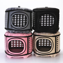 Load image into Gallery viewer, Pet Carrier Bag Portable Dog Bags EVA Foldable Travel Chest Puppy Carrying Basket Breathable Mesh Transport Box Puppy Outdoor Handbag Pet Supplies