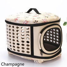 Load image into Gallery viewer, Pet Carrier Bag Portable Dog Bags EVA Foldable Travel Chest Puppy Carrying Basket Breathable Mesh Transport Box Puppy Outdoor Handbag Pet Supplies