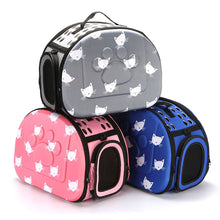 Load image into Gallery viewer, Cat Pattern Dog Carrier Bag Portable Pet Handbag Foldable Travel Bags Breathable Mesh Transport Box Puppy Outdoor Carrying Case Kitten Bags Pets Supplies