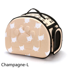 Load image into Gallery viewer, Cat Pattern Dog Carrier Bag Portable Pet Handbag Foldable Travel Bags Breathable Mesh Transport Box Puppy Outdoor Carrying Case Kitten Bags Pets Supplies