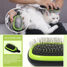 Load image into Gallery viewer, 3 in 1 Dog Grooming Kit Pet Hair Remover Self Cleaning Pet Brush Deshedding Bathing Comb Detachable Pet Slicker Bristle Pin Hair Brush For Cat Massage