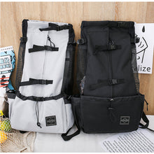 Load image into Gallery viewer, Outdoor Pet Carrier Dog Bag Portable Pet Handbag Breathable Dogs Backpack Reflective Pets Travel Bags Carrying for Animals Small Medium Dogs Corgi Bulldog Pets Supplies