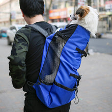 Load image into Gallery viewer, Outdoor Pet Carrier Dog Bag Portable Pet Handbag Breathable Dogs Backpack Reflective Pets Travel Bags Carrying for Animals Small Medium Dogs Corgi Bulldog Pets Supplies