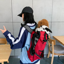 Load image into Gallery viewer, Outdoor Pet Carrier Dog Bag Portable Pet Handbag Breathable Dogs Backpack Reflective Pets Travel Bags Carrying for Animals Small Medium Dogs Corgi Bulldog Pets Supplies