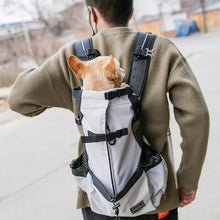 Load image into Gallery viewer, Outdoor Pet Carrier Dog Bag Portable Pet Handbag Breathable Dogs Backpack Reflective Pets Travel Bags Carrying for Animals Small Medium Dogs Corgi Bulldog Pets Supplies