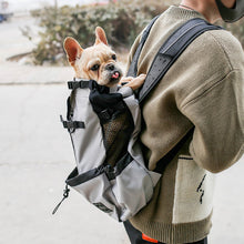 Load image into Gallery viewer, Outdoor Pet Carrier Dog Bag Portable Pet Handbag Breathable Dogs Backpack Reflective Pets Travel Bags Carrying for Animals Small Medium Dogs Corgi Bulldog Pets Supplies