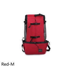 Load image into Gallery viewer, Outdoor Pet Carrier Dog Bag Portable Pet Handbag Breathable Dogs Backpack Reflective Pets Travel Bags Carrying for Animals Small Medium Dogs Corgi Bulldog Pets Supplies