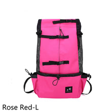 Load image into Gallery viewer, Outdoor Pet Carrier Dog Bag Portable Pet Handbag Breathable Dogs Backpack Reflective Pets Travel Bags Carrying for Animals Small Medium Dogs Corgi Bulldog Pets Supplies