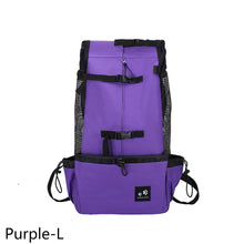Load image into Gallery viewer, Outdoor Pet Carrier Dog Bag Portable Pet Handbag Breathable Dogs Backpack Reflective Pets Travel Bags Carrying for Animals Small Medium Dogs Corgi Bulldog Pets Supplies