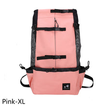 Load image into Gallery viewer, Outdoor Pet Carrier Dog Bag Portable Pet Handbag Breathable Dogs Backpack Reflective Pets Travel Bags Carrying for Animals Small Medium Dogs Corgi Bulldog Pets Supplies