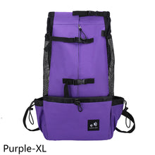 Load image into Gallery viewer, Outdoor Pet Carrier Dog Bag Portable Pet Handbag Breathable Dogs Backpack Reflective Pets Travel Bags Carrying for Animals Small Medium Dogs Corgi Bulldog Pets Supplies
